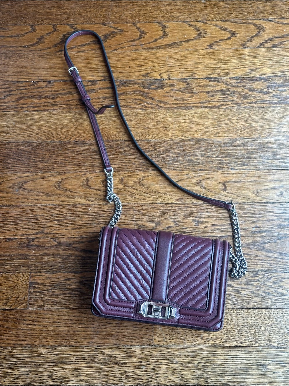 Rebecca Minkoff Quilted Chevron Crossbody Bag